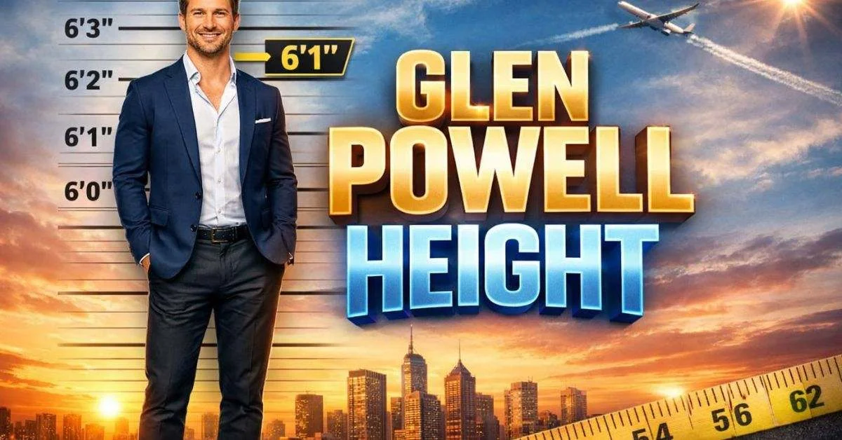 glen powell height
